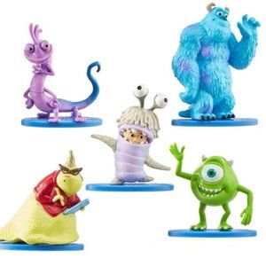 Monsters inc Stocking stuffers /Disney Cake Topper Set of 5/ original packing